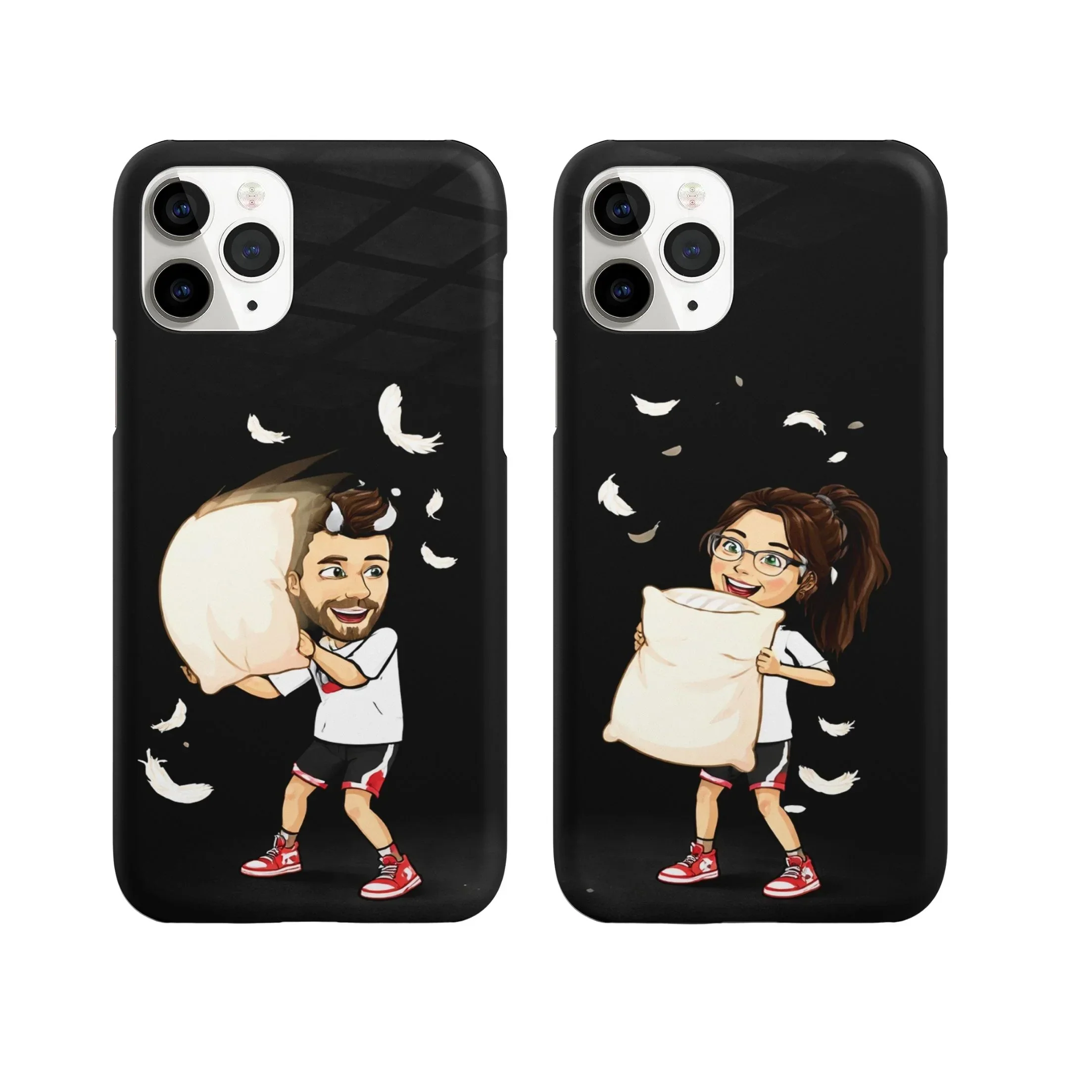 Partners in Pillow Crime Couple Phone Cover - Image 2