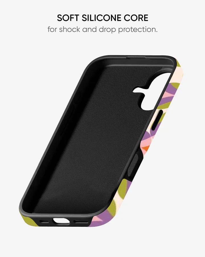 Pastel Geometry Glossy Armour Shell Phone Cover - Image 3