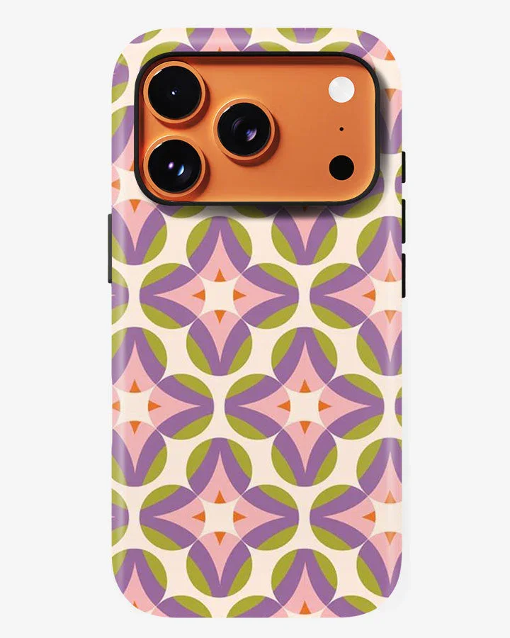 Pastel Geometry Glossy Armour Shell Phone Cover - Image 6
