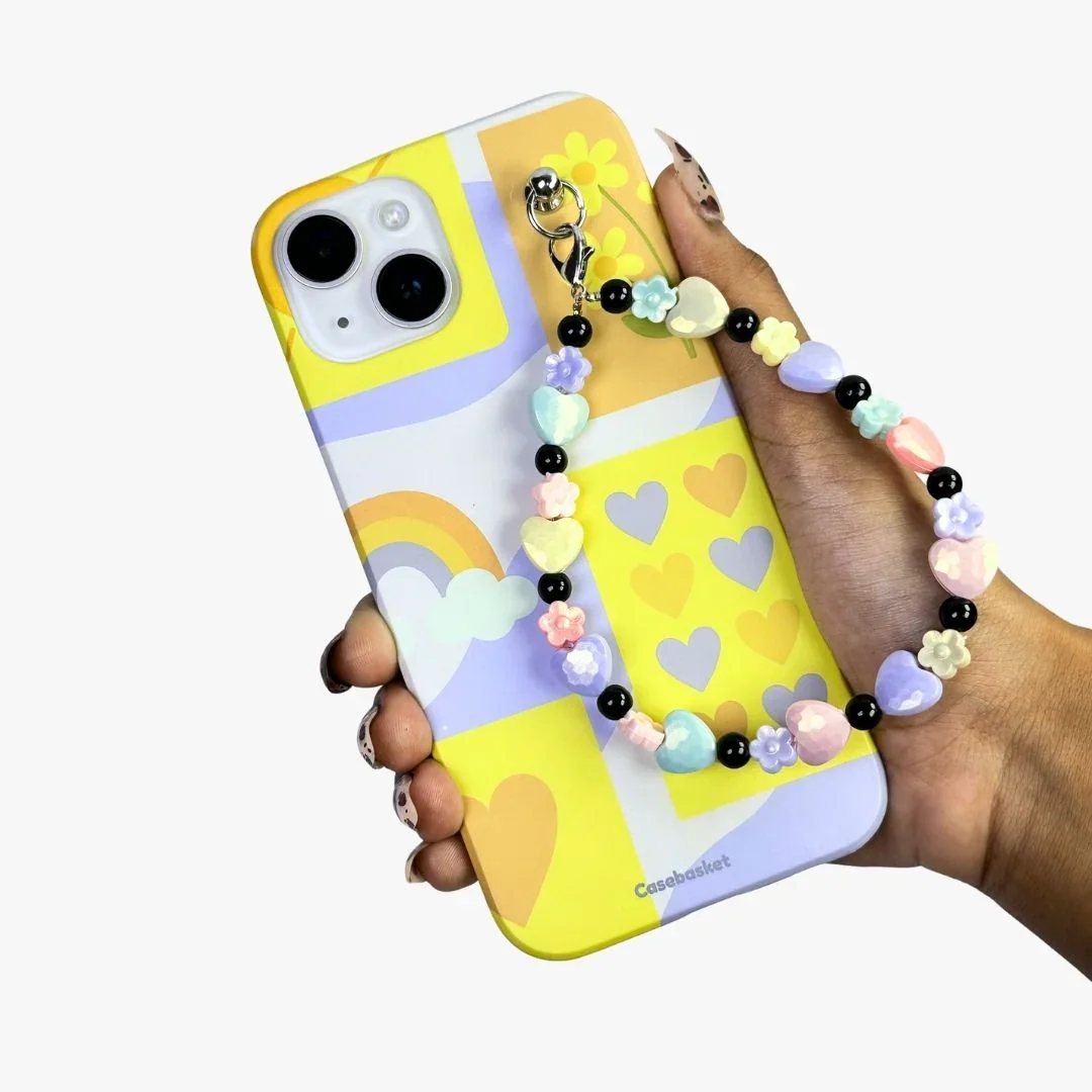 Pastel Popsicle Heartflowers Fall Chain Phone Cover - Image 2
