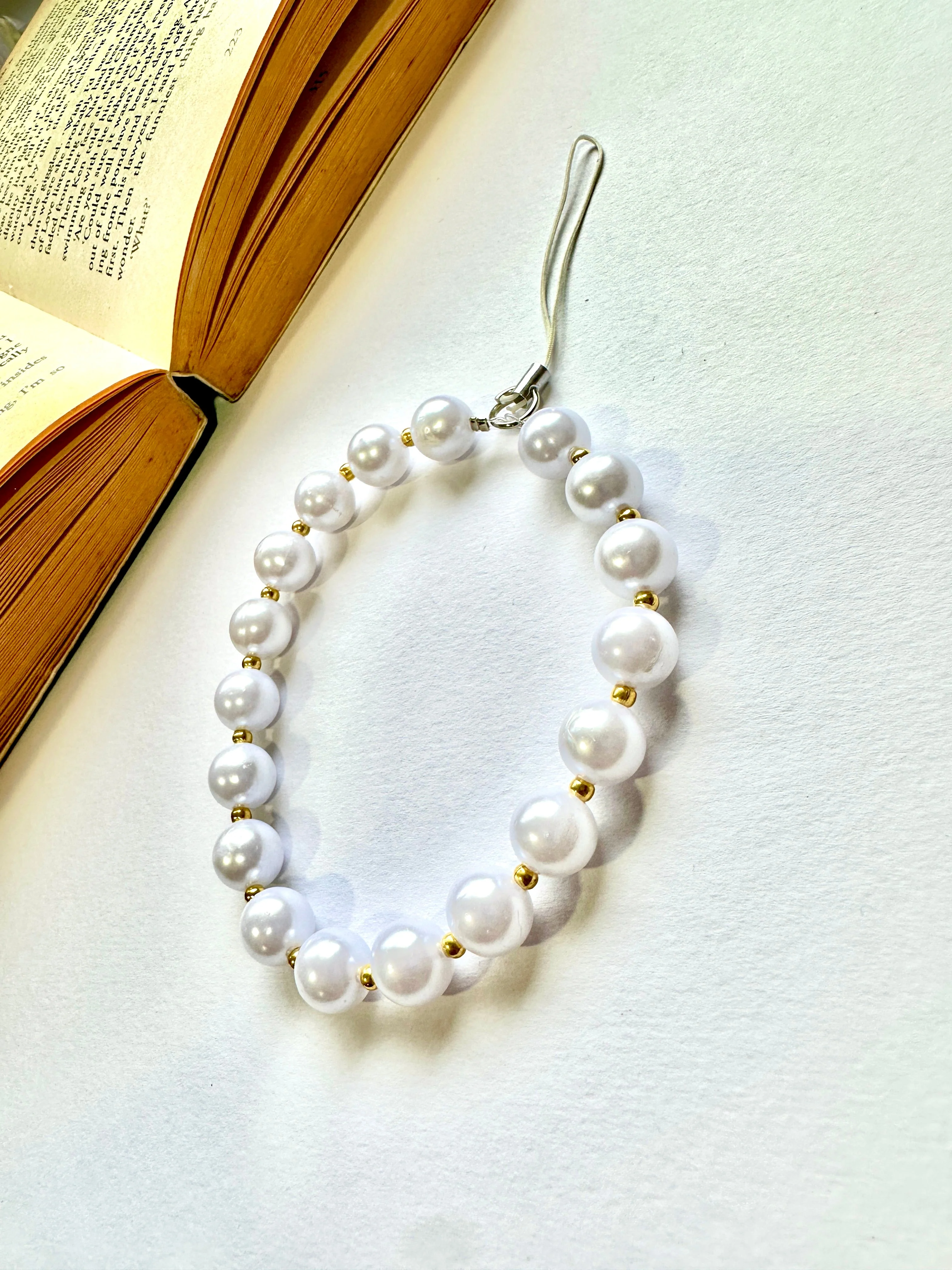 Pearl Fall Phone Chain Charm - Image 3