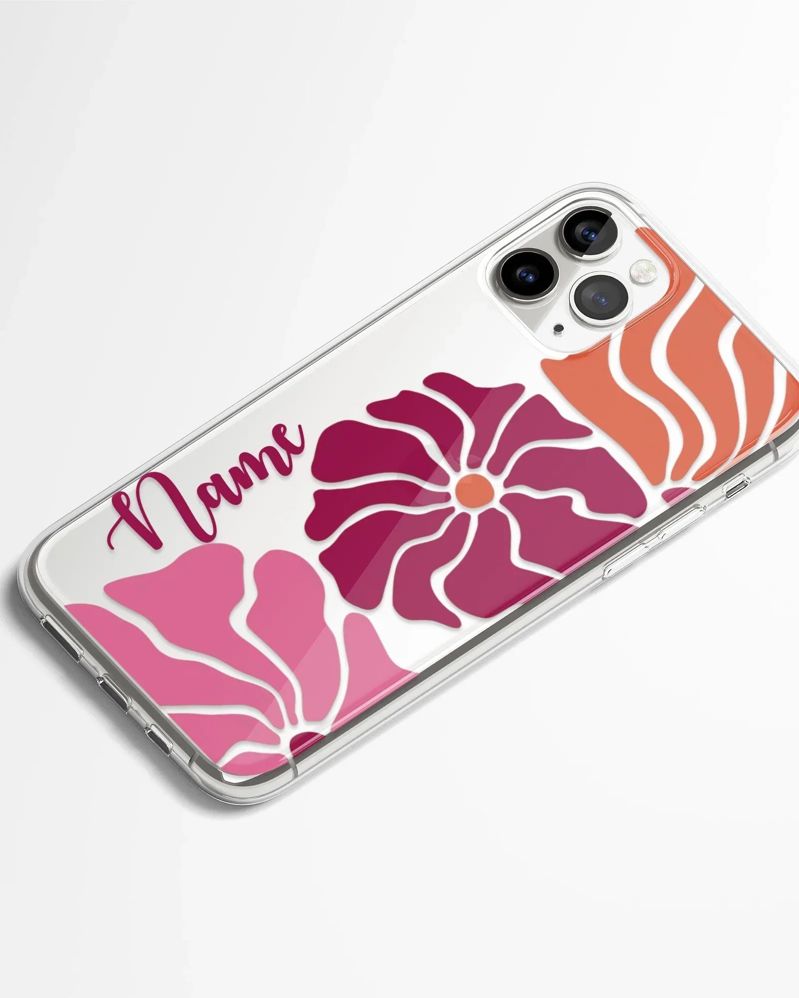 Petal Pop Transparent Silicone Phone Cover - Image 2