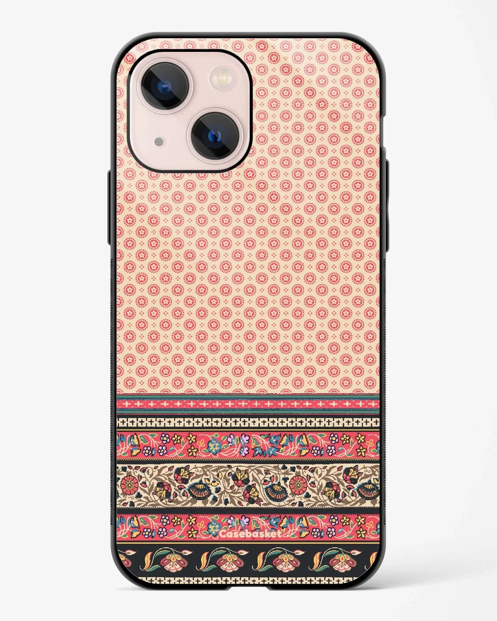 Phulkari Borders Glossy Phone Cover