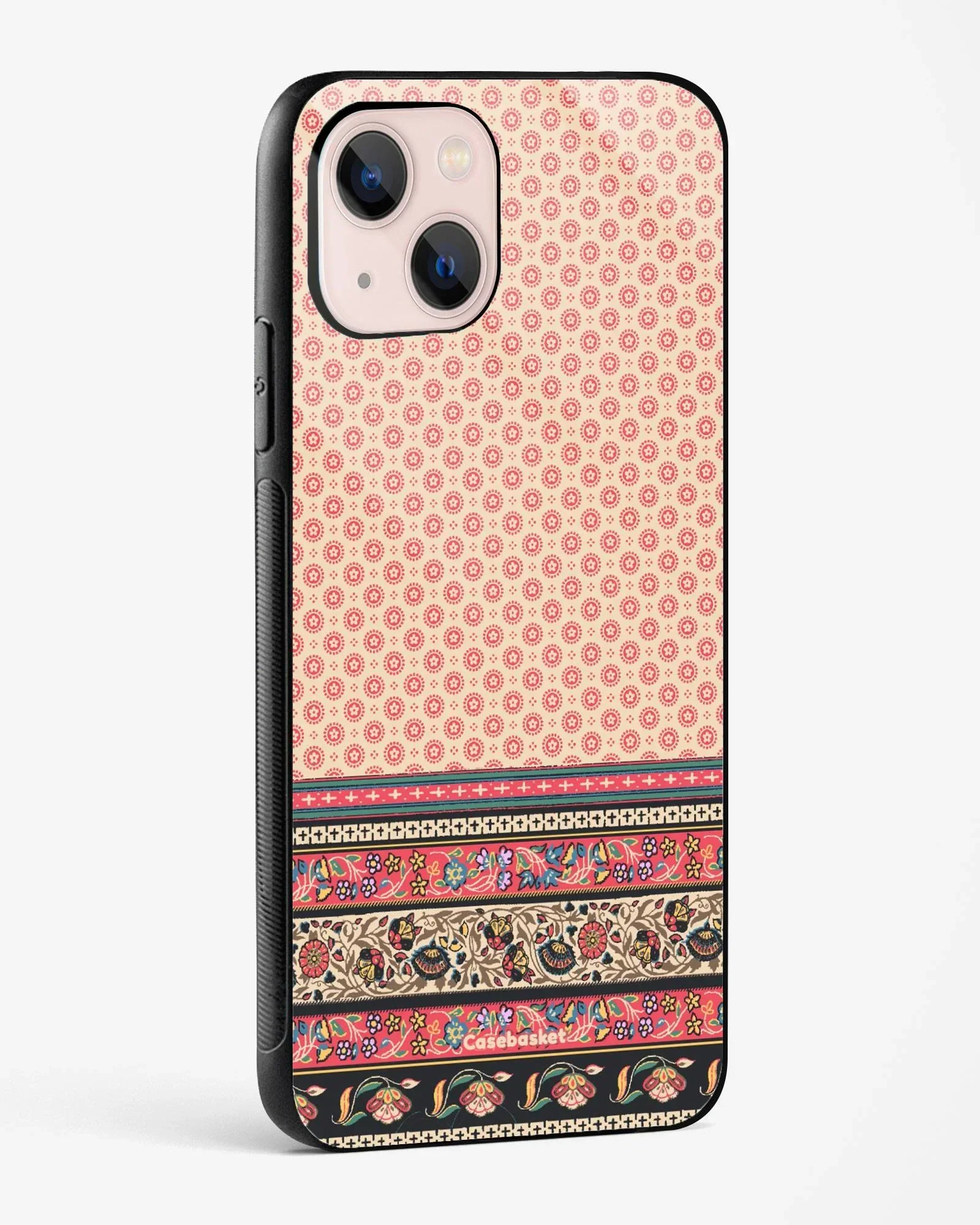 Phulkari Borders Glossy Phone Cover - Image 2