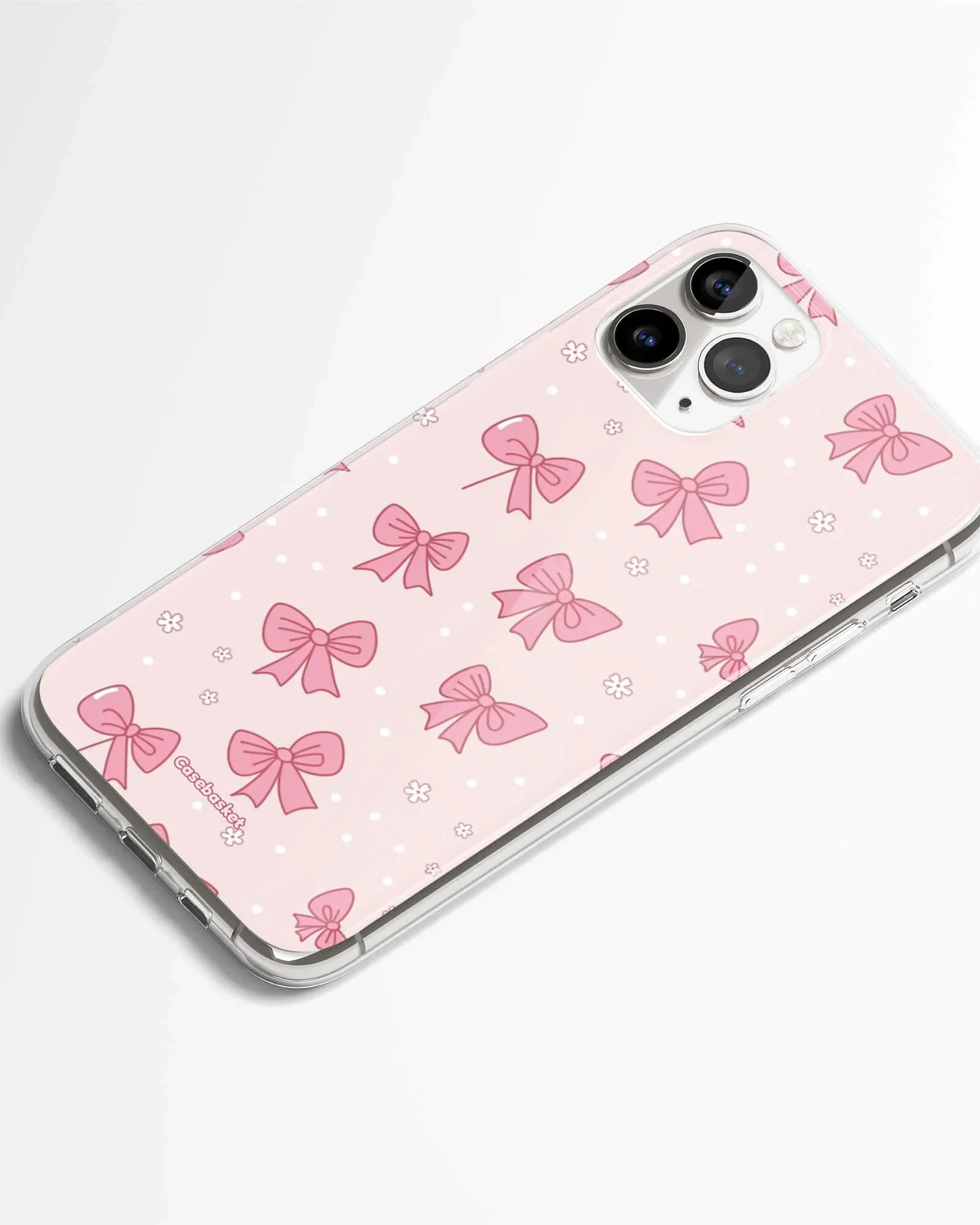Pink Bow Sprinkle Phone Cover - Image 2
