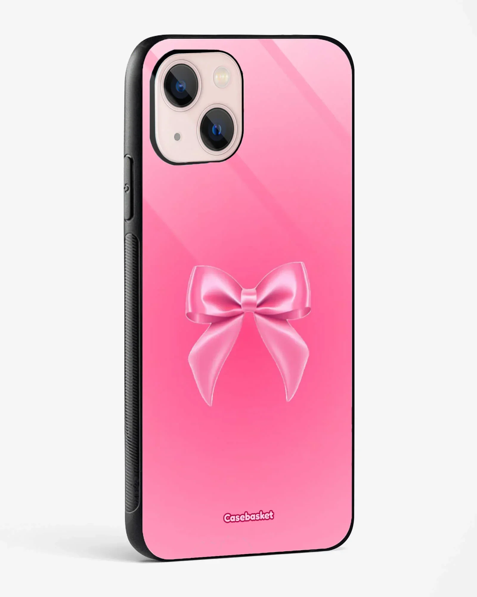 Pink BowEra Glossy Phone Cover - Image 2