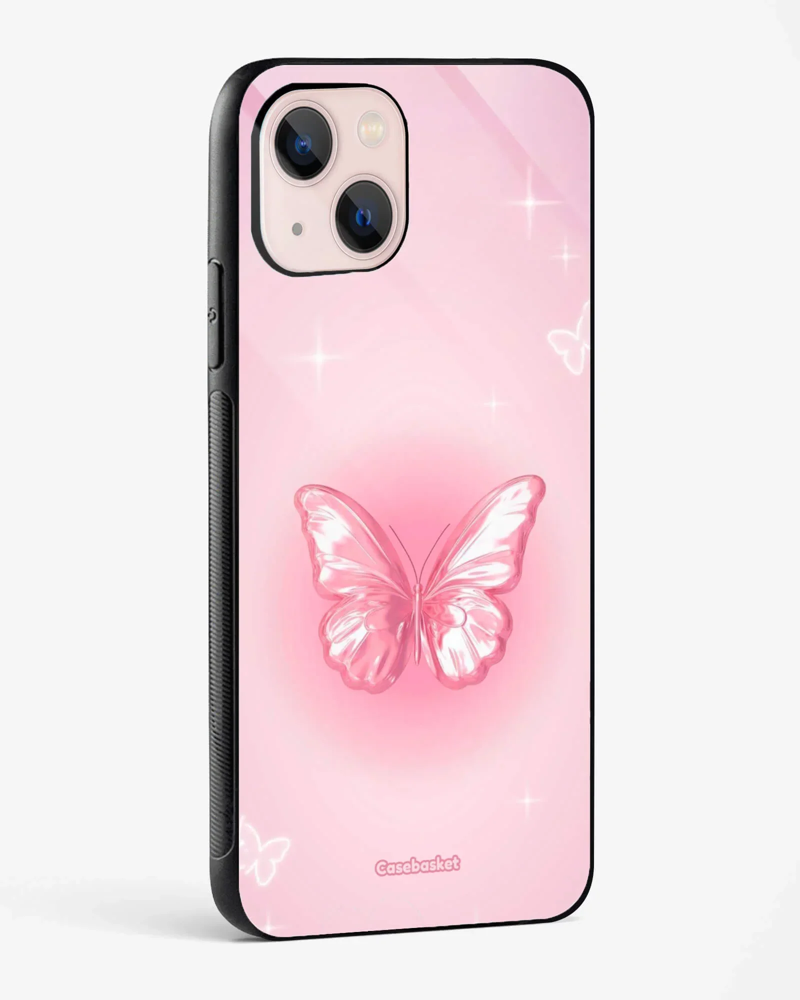 Pink Butterfly Glow Phone Cover - Image 6