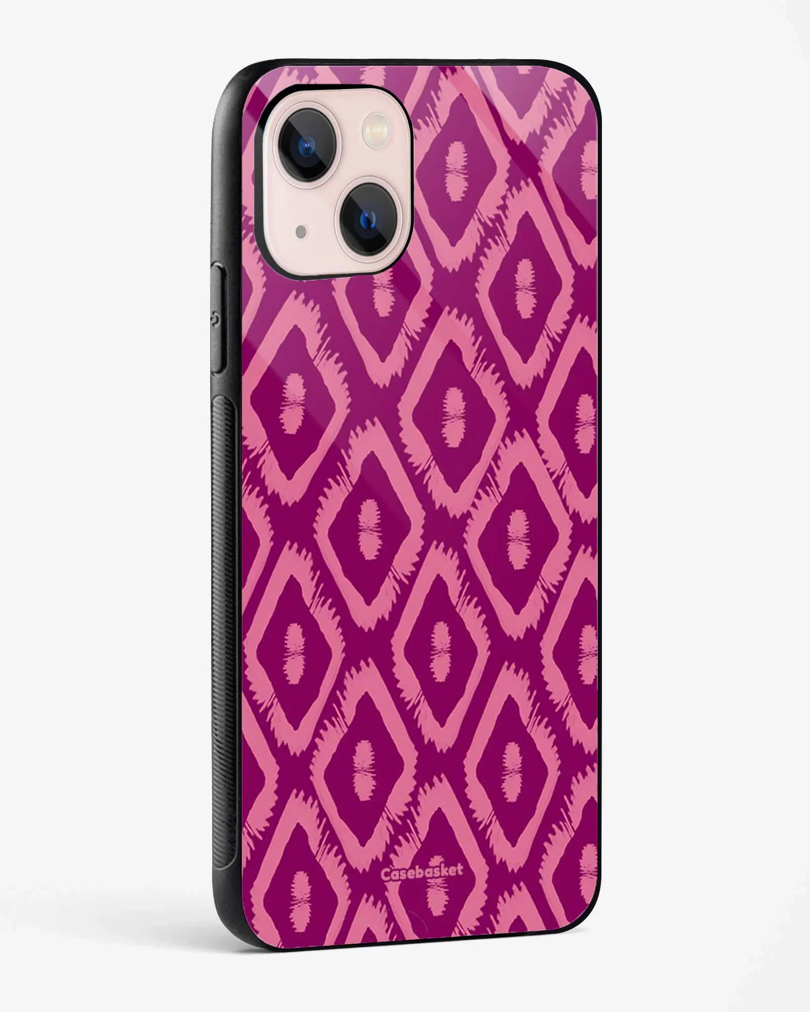 Pink Ikat Print Phone Cover - Image 6