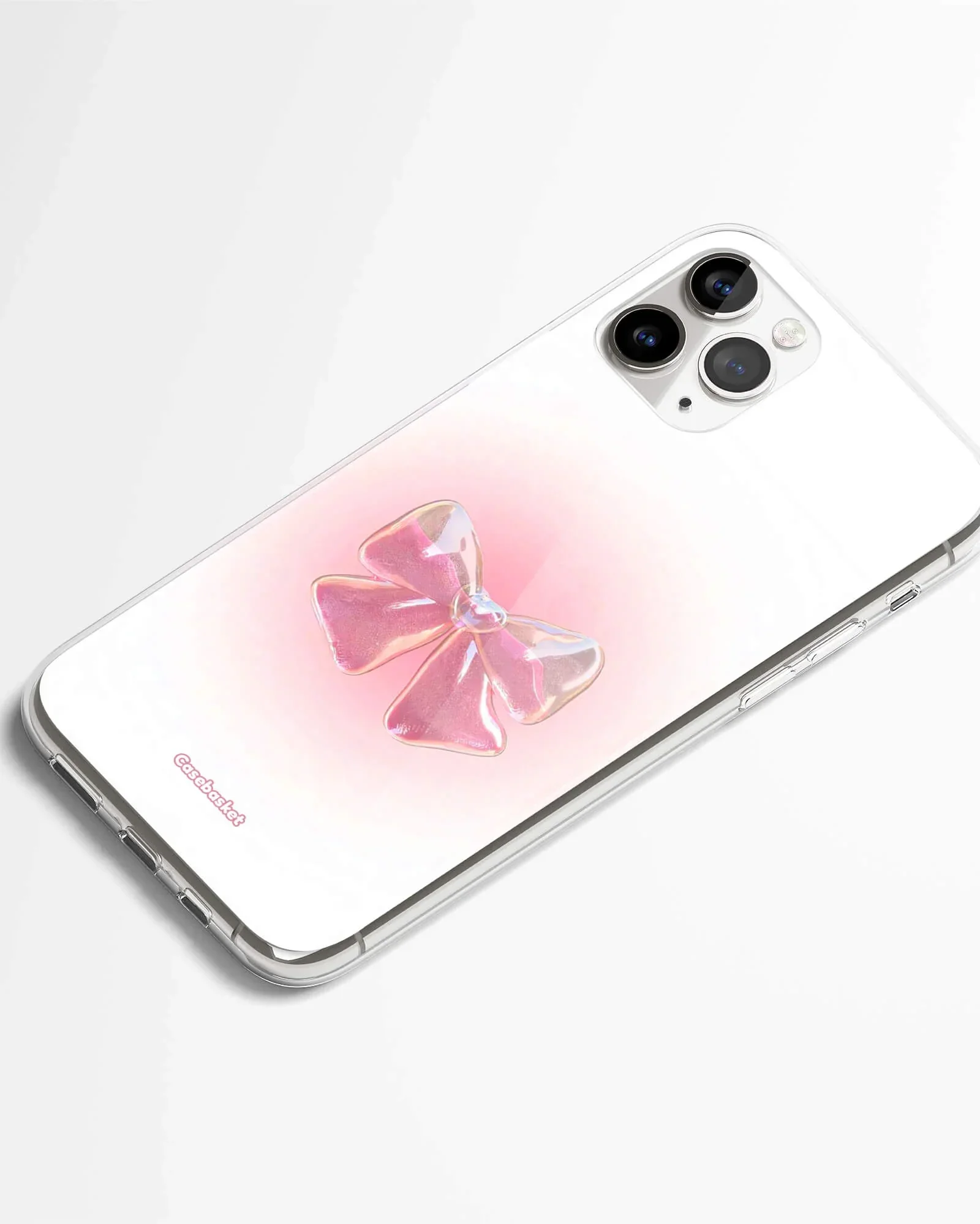 Pink Jelly Bow Phone Cover - Image 2