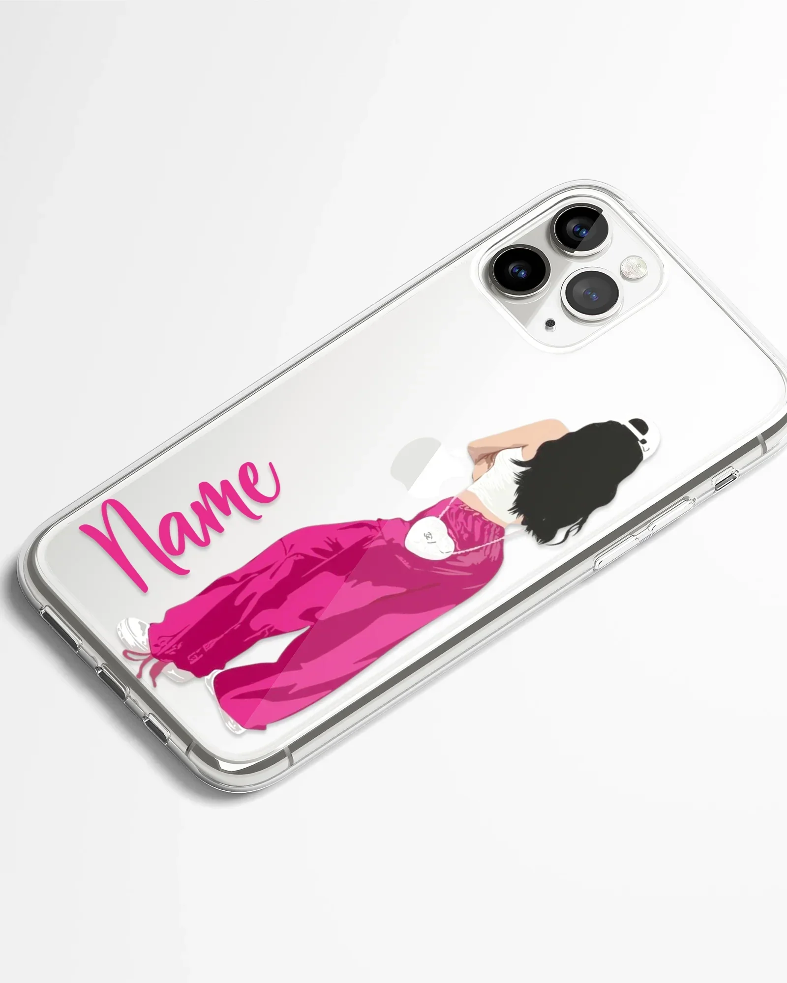 Pink Street Muse Transparent Silicone Phone Cover - Image 2