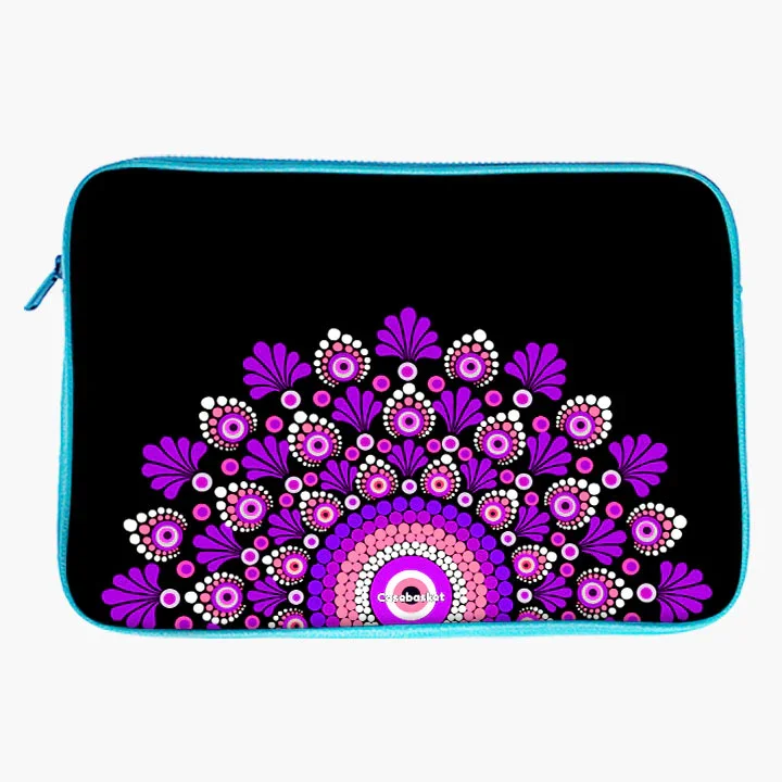 Pinkple Mandala Print Laptop Sleeve - Image 10