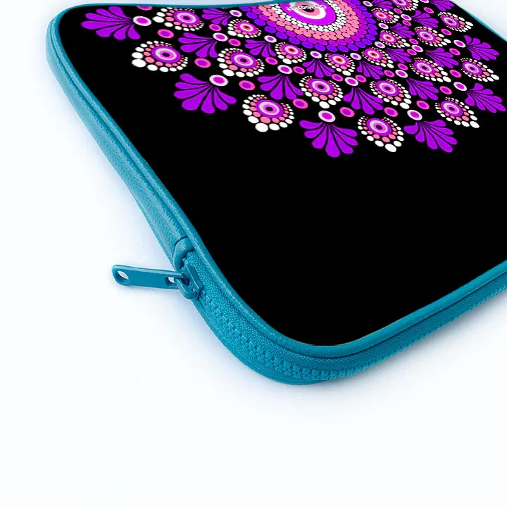 Pinkple Mandala Print Laptop Sleeve - Image 12