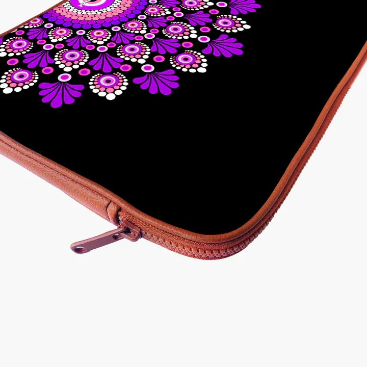 Pinkple Mandala Print Laptop Sleeve - Image 16