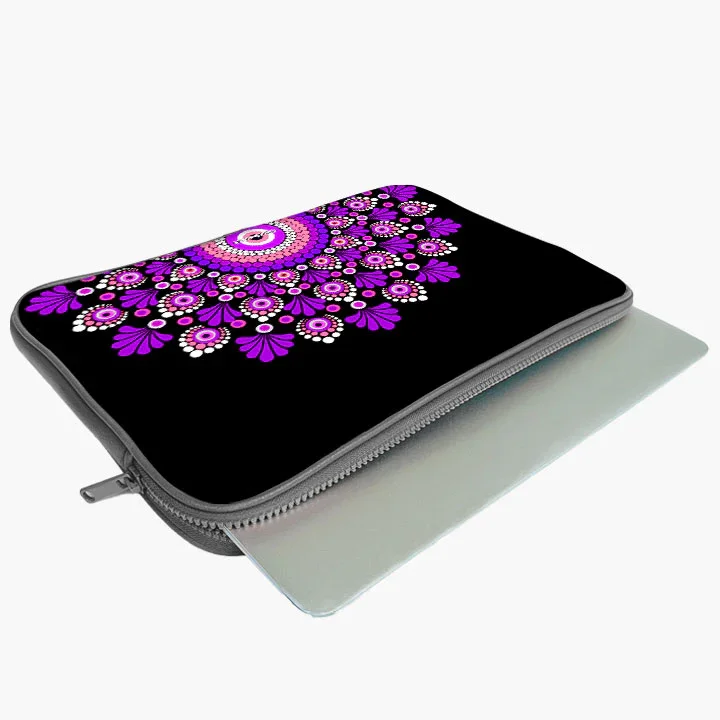 Pinkple Mandala Print Laptop Sleeve - Image 20