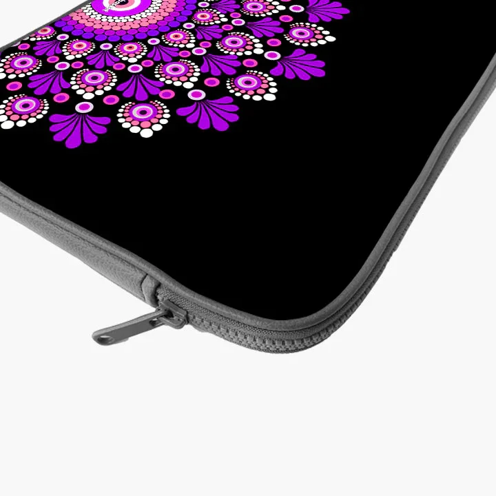 Pinkple Mandala Print Laptop Sleeve - Image 21