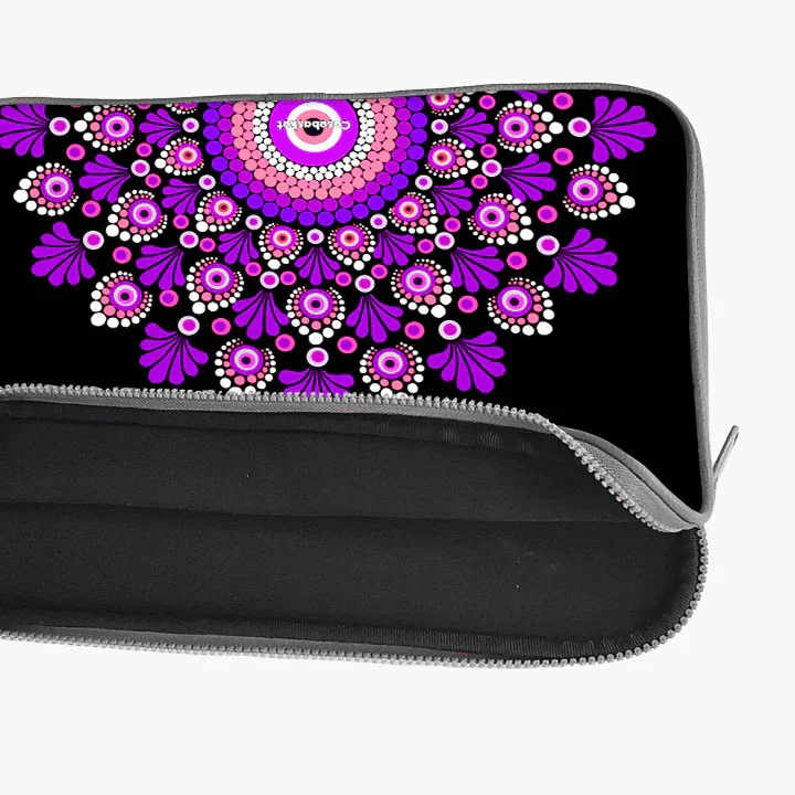 Pinkple Mandala Print Laptop Sleeve - Image 22