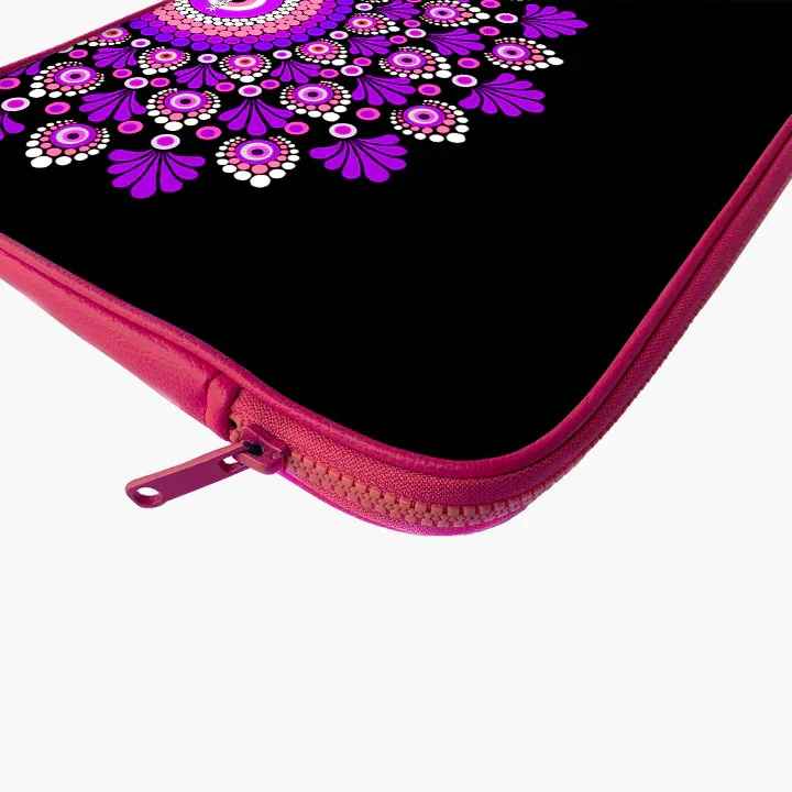 Pinkple Mandala Print Laptop Sleeve - Image 26