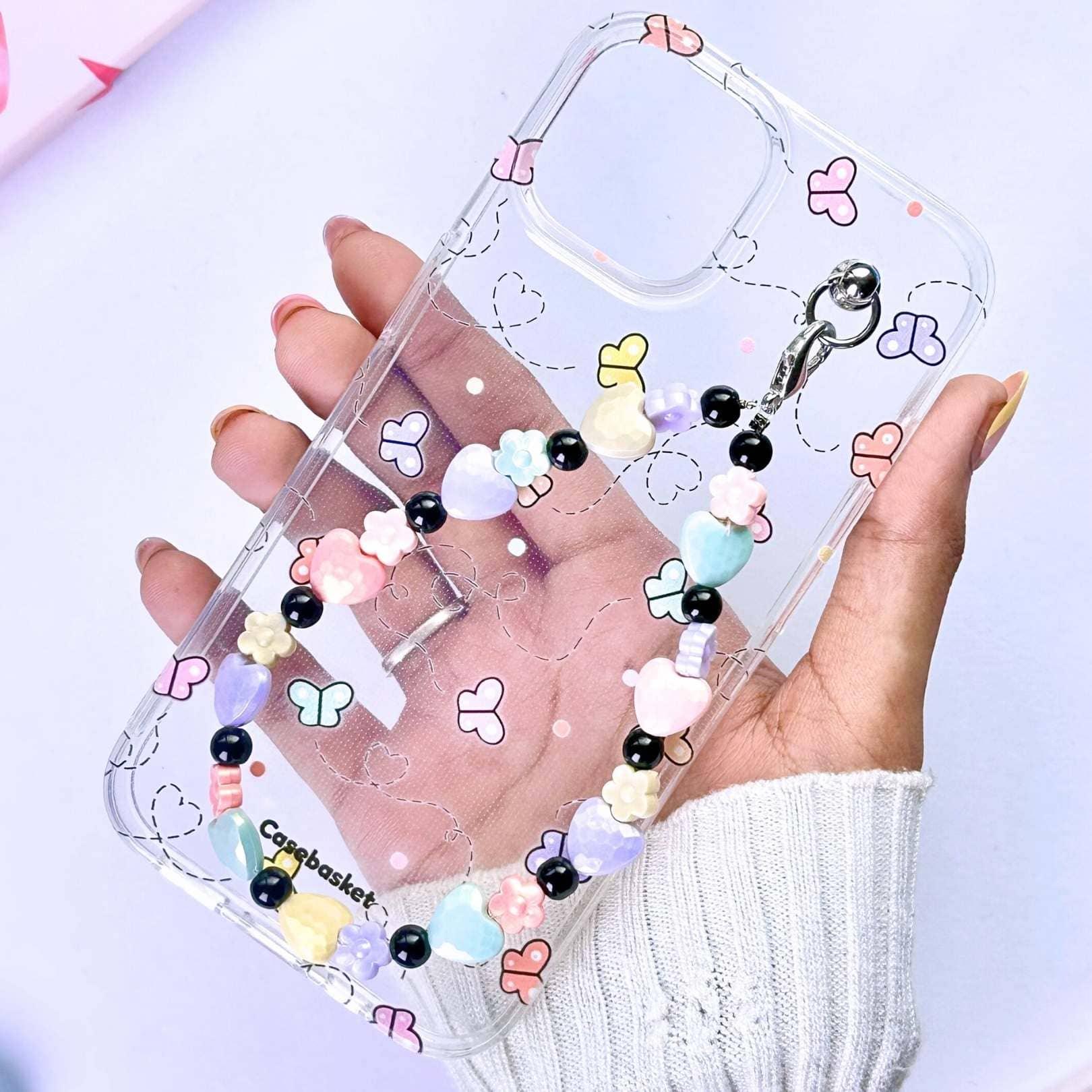 Pixieflutter Transparent Heartflowers Charm Phone Cover - Image 2