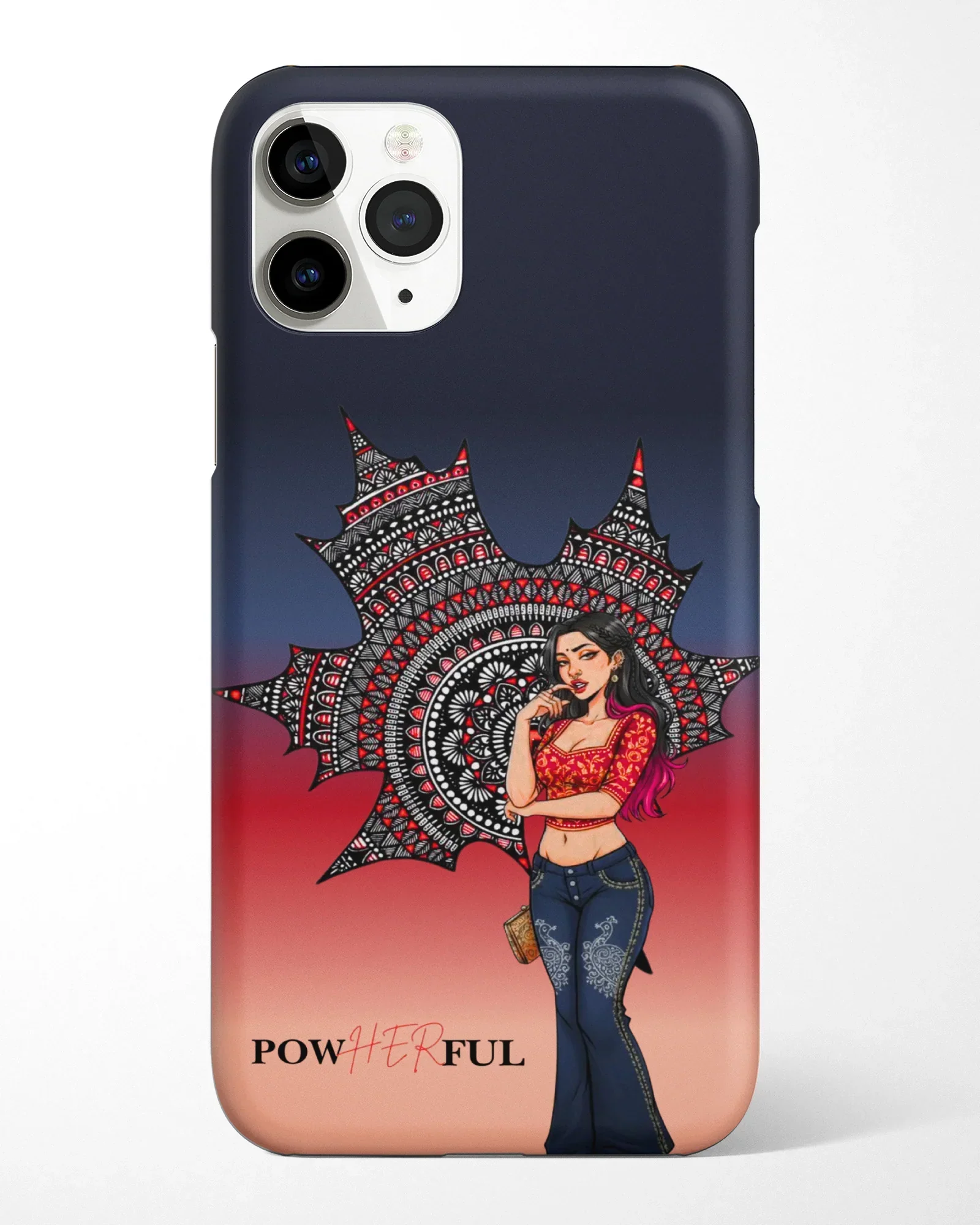 PowerHerFull Mandala Phone Cover - Image 3