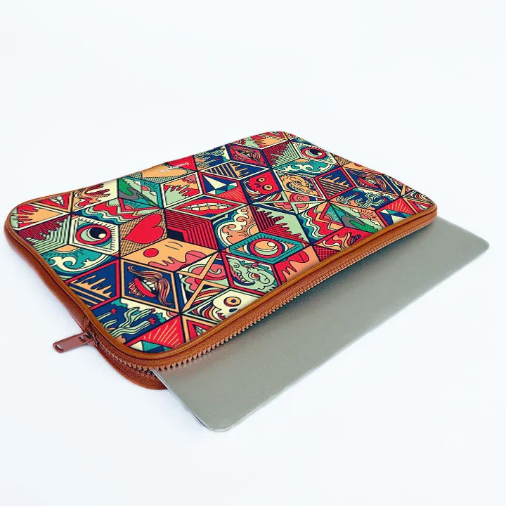 Psychedelia Print Laptop Sleeve - Image 15