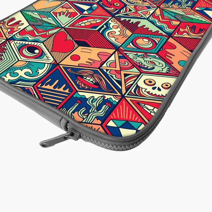 Psychedelia Print Laptop Sleeve - Image 21