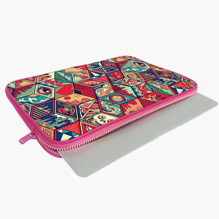 Psychedelia Print Laptop Sleeve - Image 24