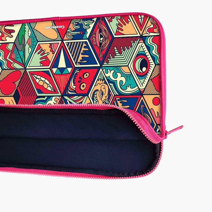 Psychedelia Print Laptop Sleeve - Image 28