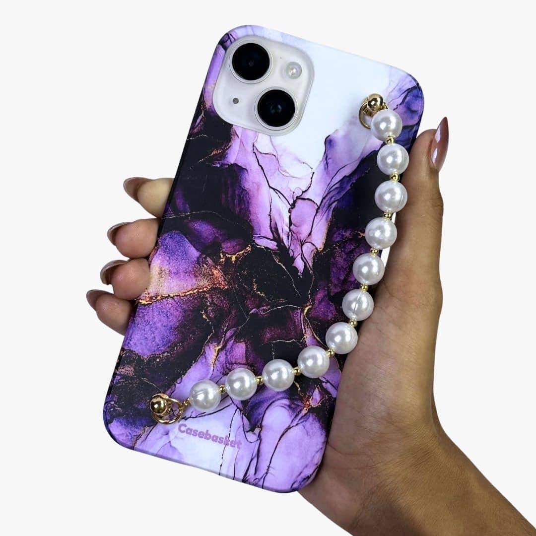 Purple Chaos Pearl Phone Cover - Image 2