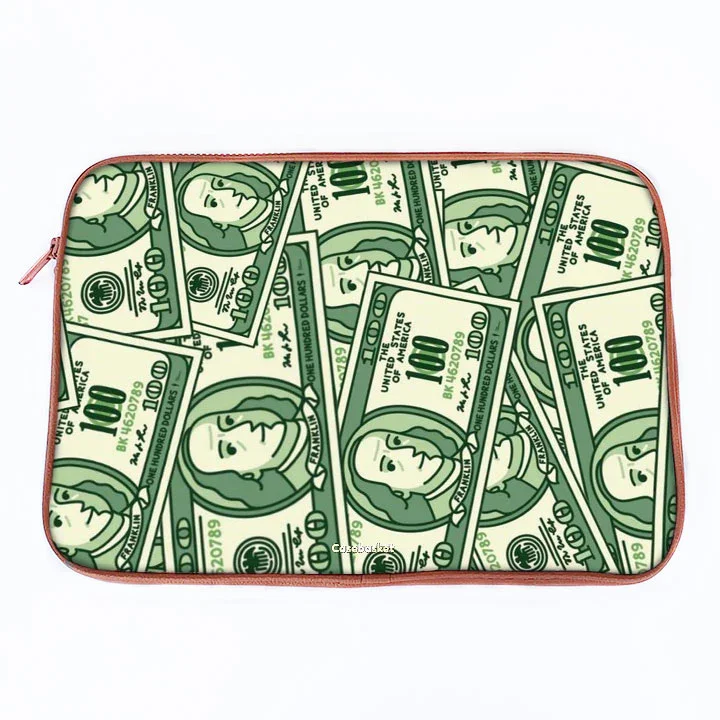 Quirky Currency Print Laptop Sleeve - Image 14