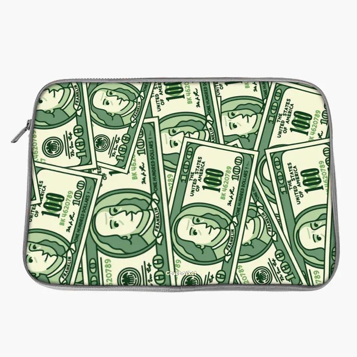 Quirky Currency Print Laptop Sleeve - Image 19