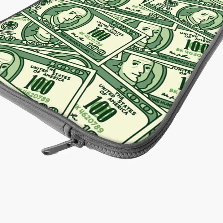 Quirky Currency Print Laptop Sleeve - Image 23