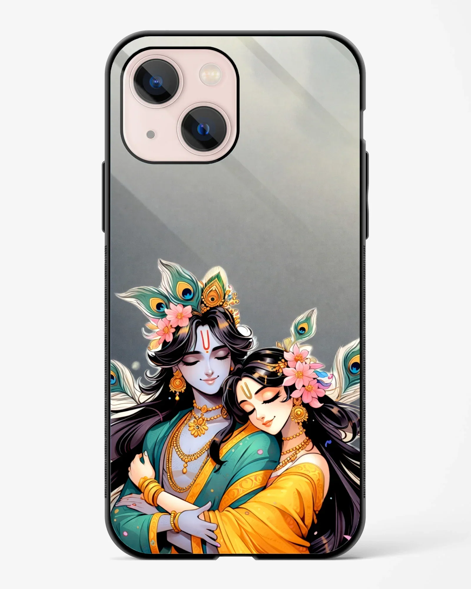 Radha Krishna Prem Phone Cover - Image 5