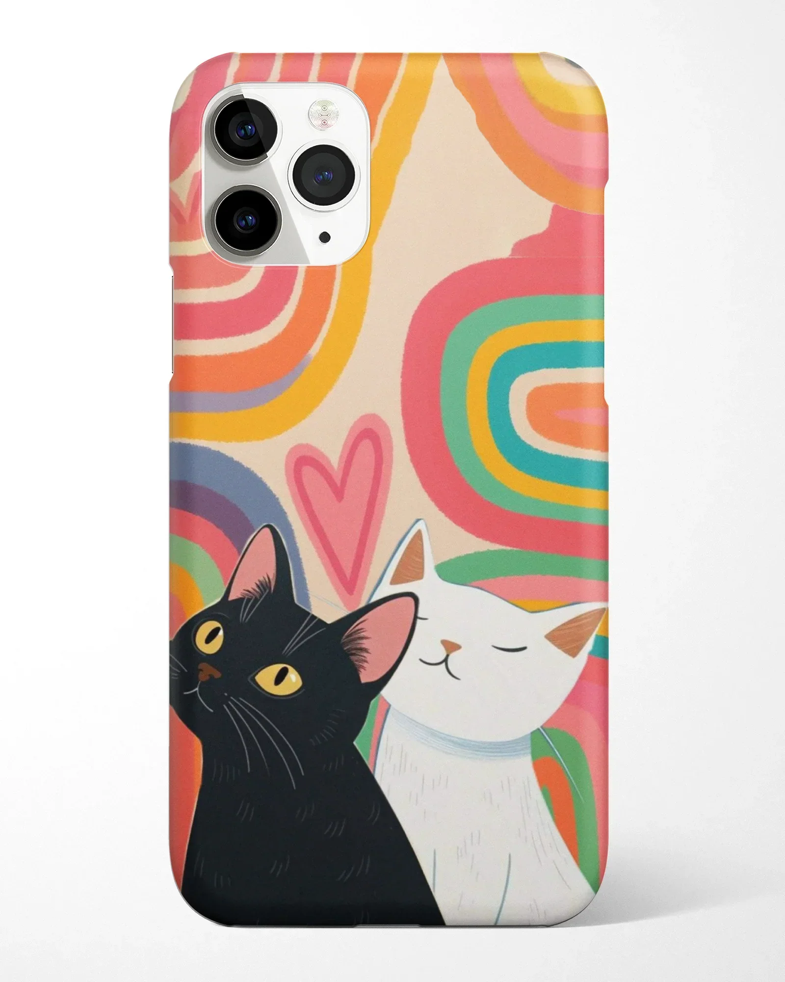 Rainbow Love Cats Phone Cover - Image 3