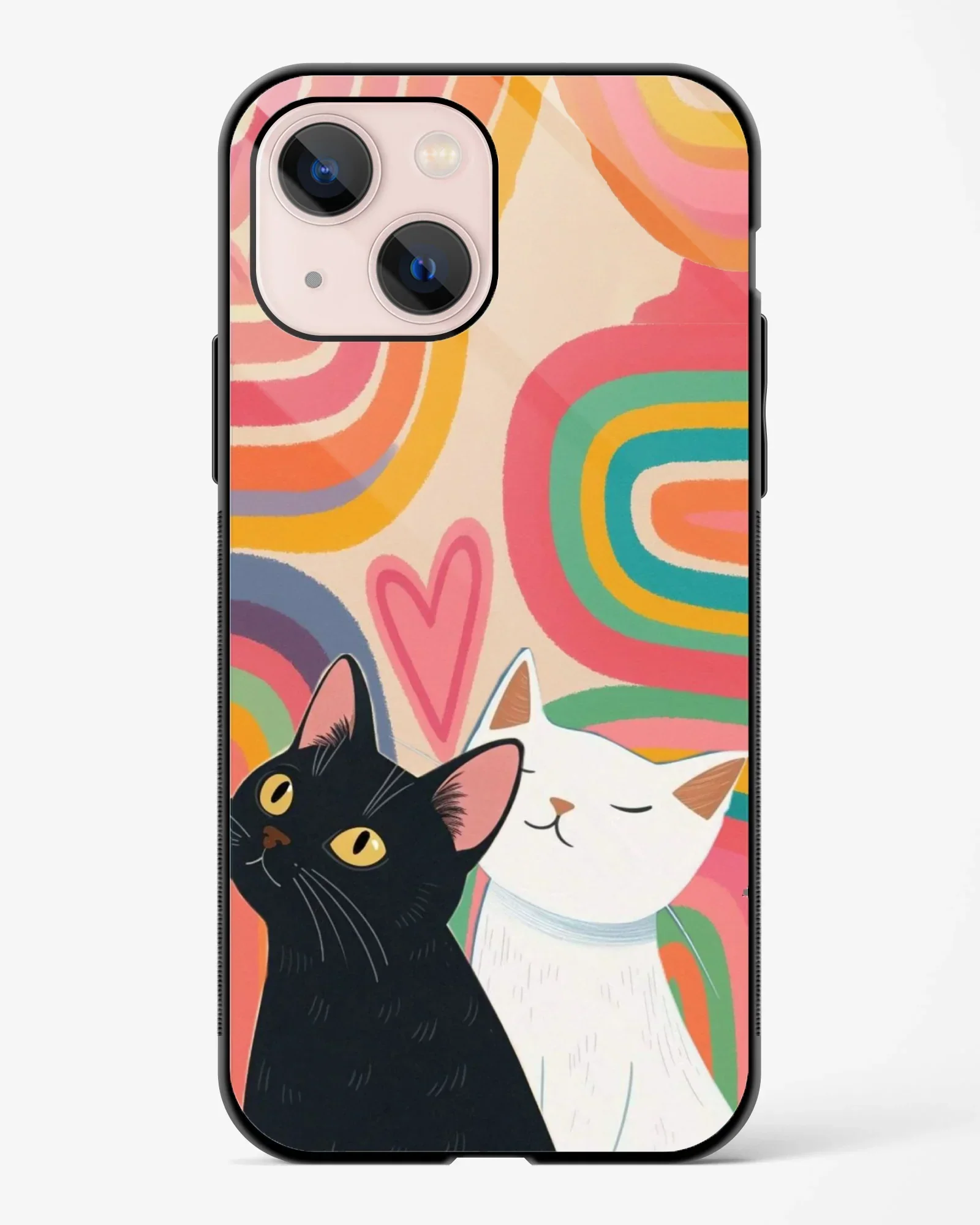 Rainbow Love Cats Phone Cover - Image 5