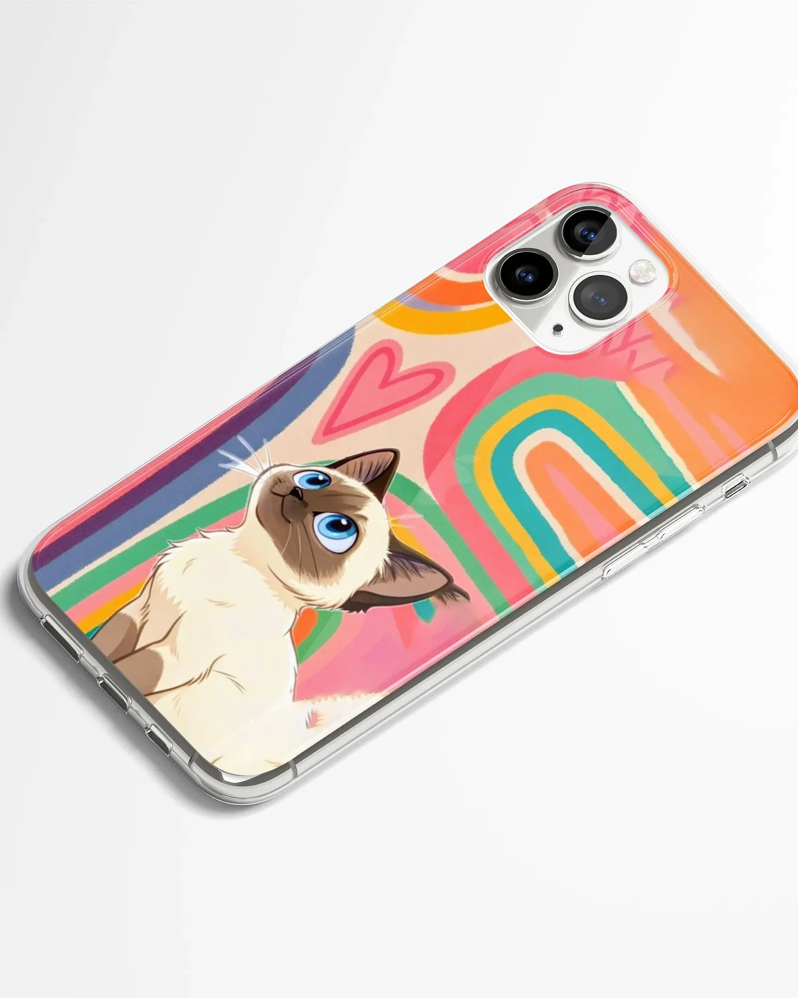 Rainbow Whiskers Phone Cover - Image 2