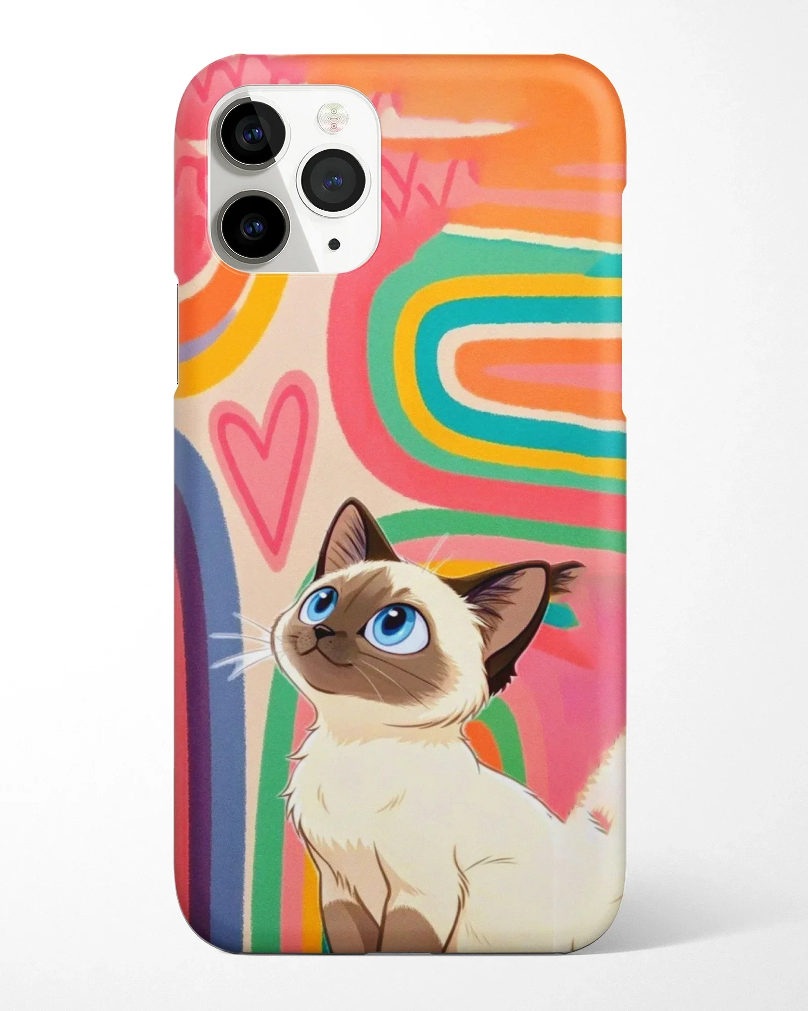 Rainbow Whiskers Phone Cover - Image 3