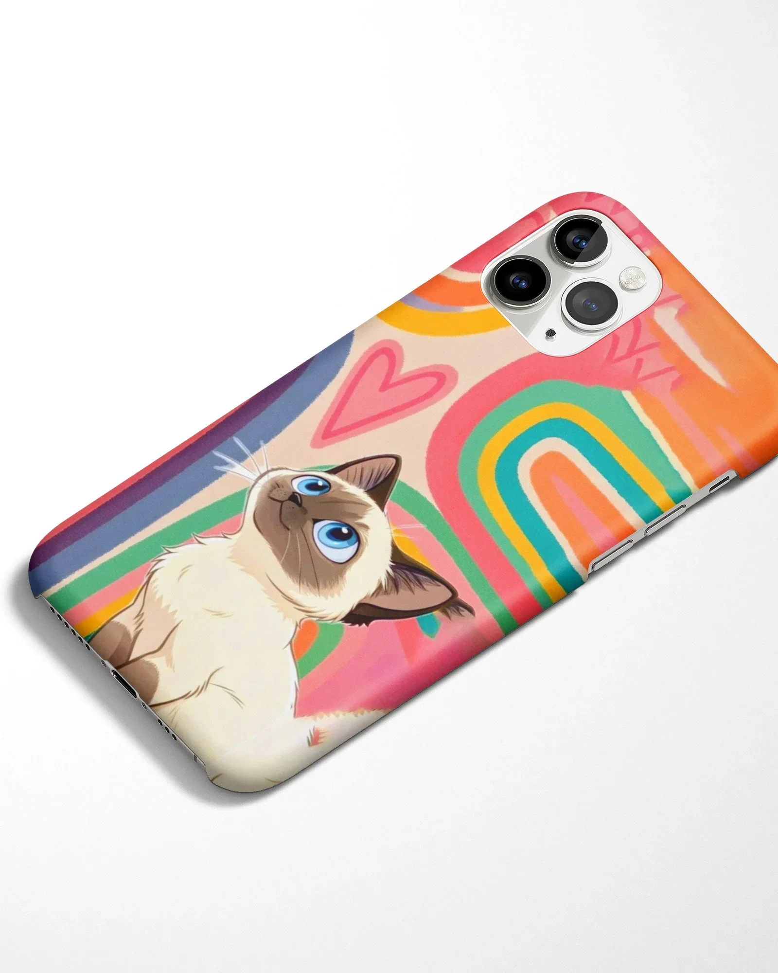 Rainbow Whiskers Phone Cover - Image 4
