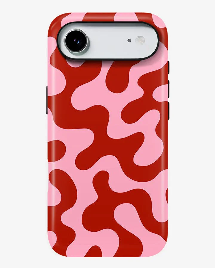 Red Drip Glossy Armour Shell Phone Cover - Image 7