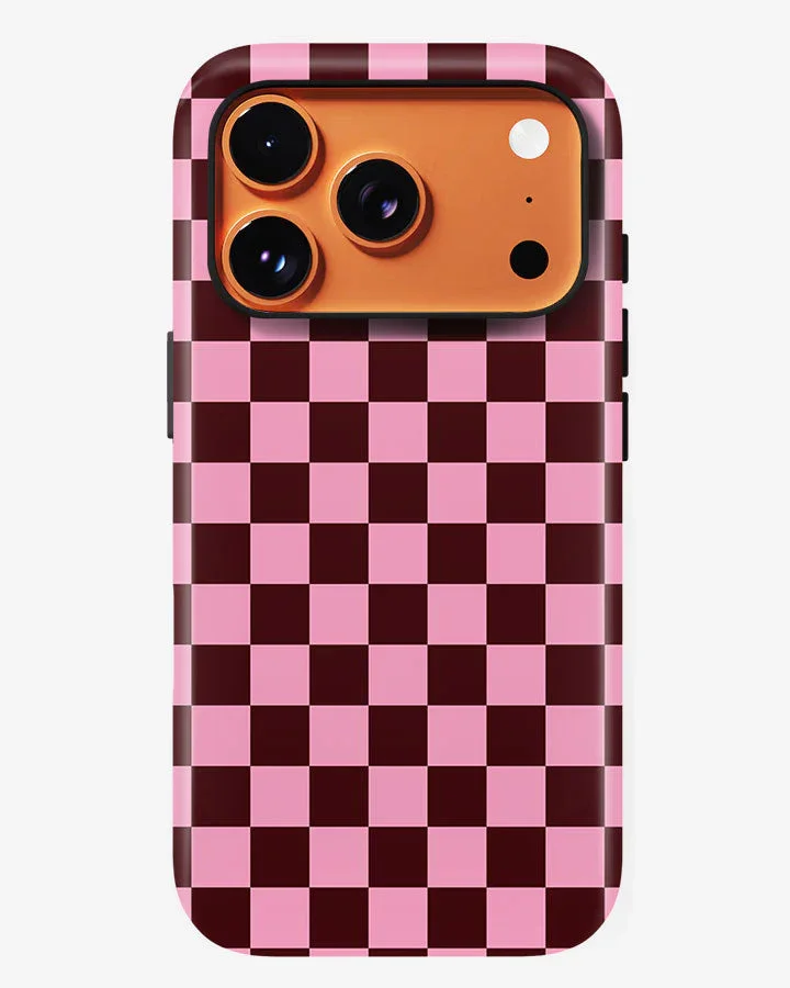 Rose Grid Glossy Armour Shell Phone Cover - Image 6