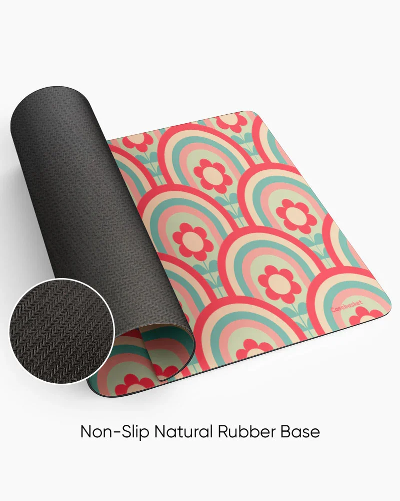 Rosy Canvas Print Desk Mat - Image 2