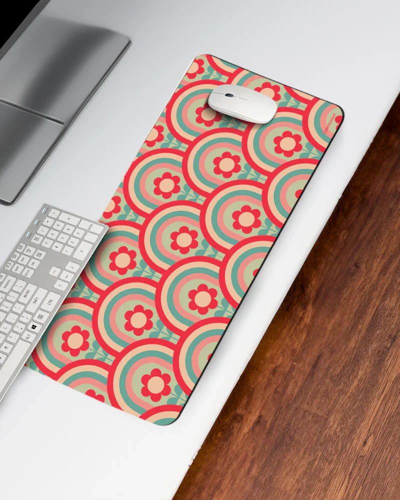 Rosy Canvas Print Desk Mat - Image 3