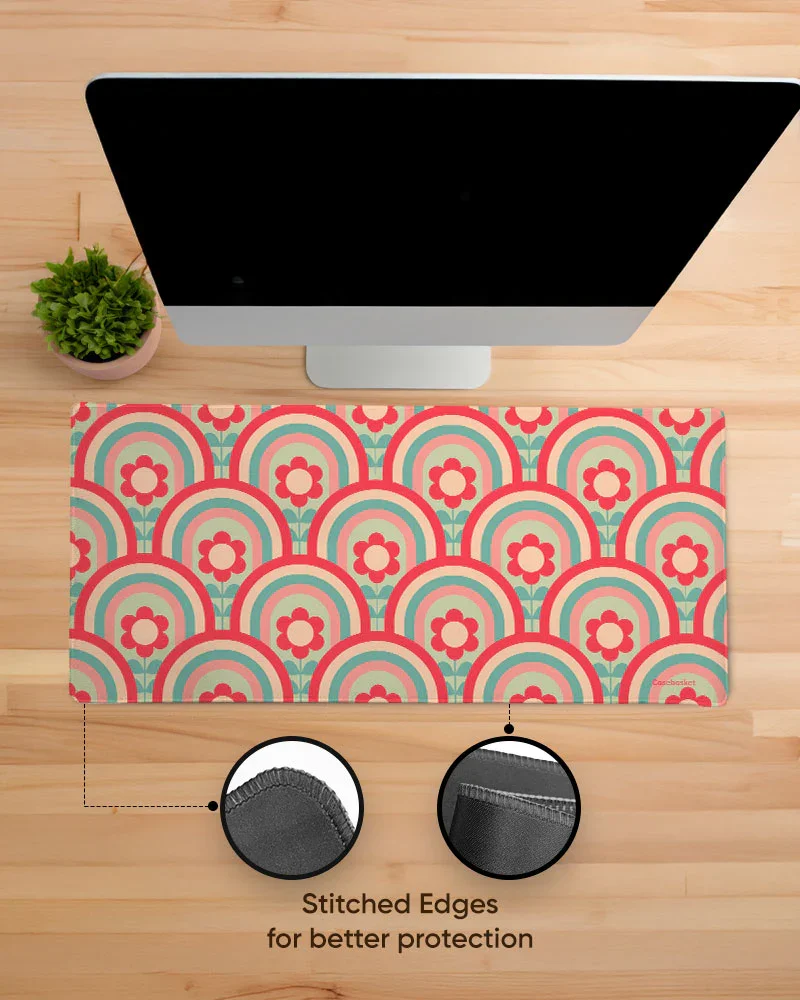 Rosy Canvas Print Desk Mat - Image 6