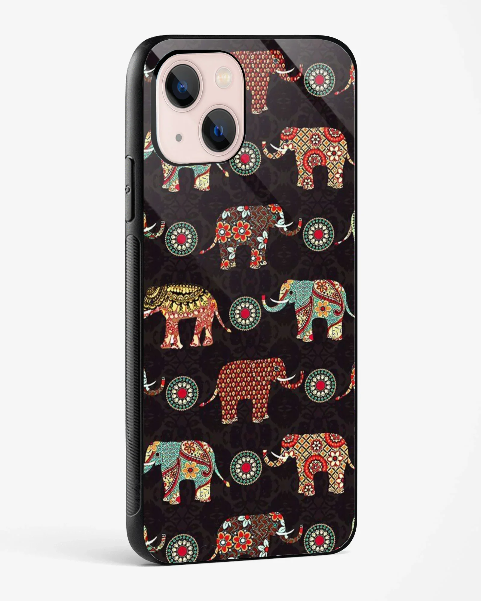 Royal Elephant Parade Mandala Phone Cover - Image 6