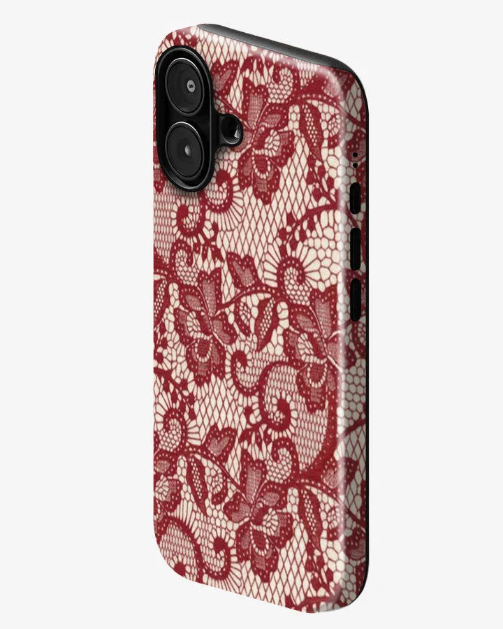Ruby Lace Glossy Armour Shell Phone Cover - Image 2