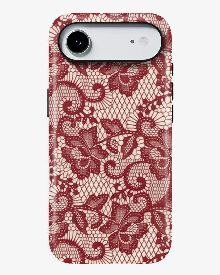 Ruby Lace Glossy Armour Shell Phone Cover - Image 7