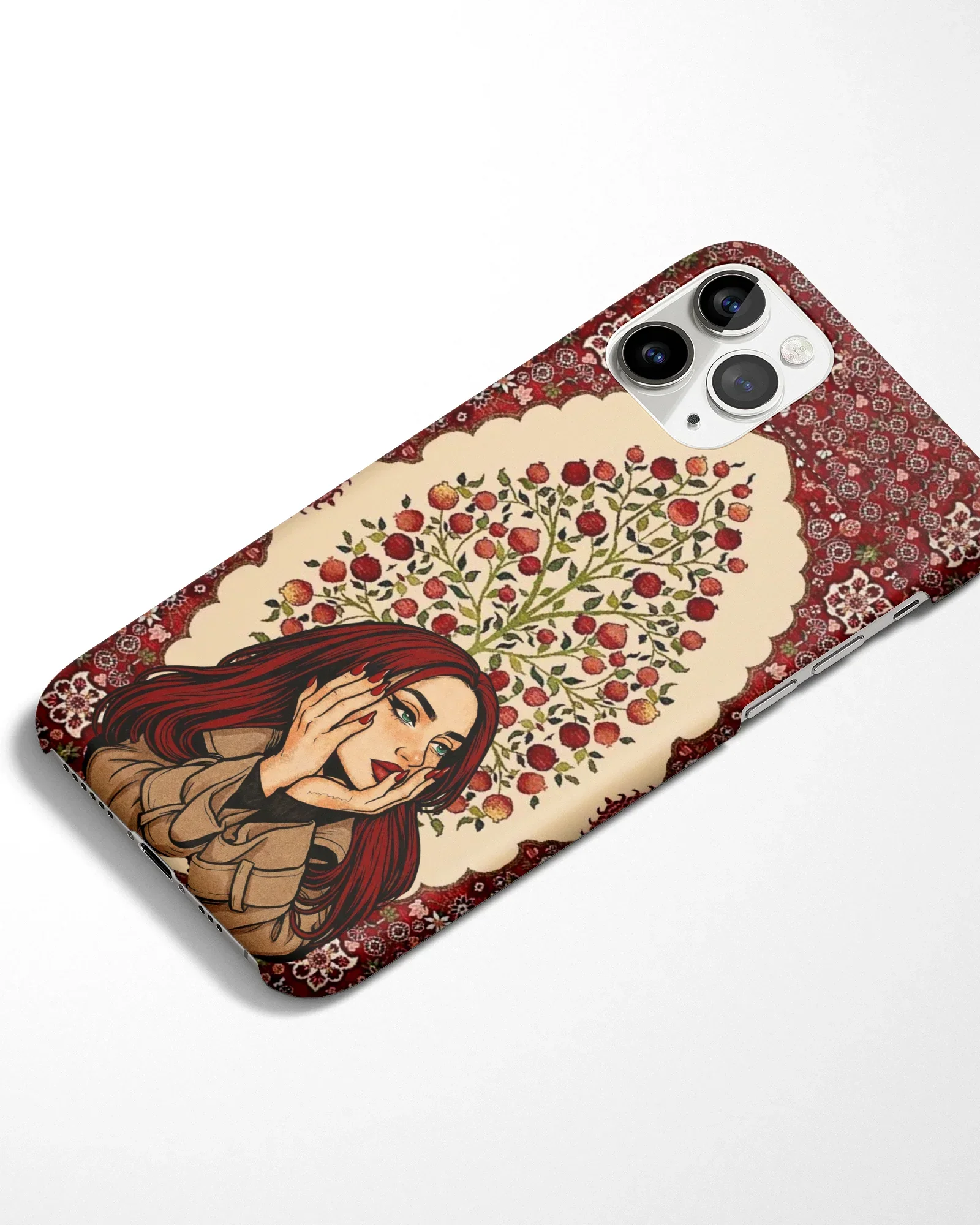 Ruby Reverie Mandala Phone Cover - Image 4
