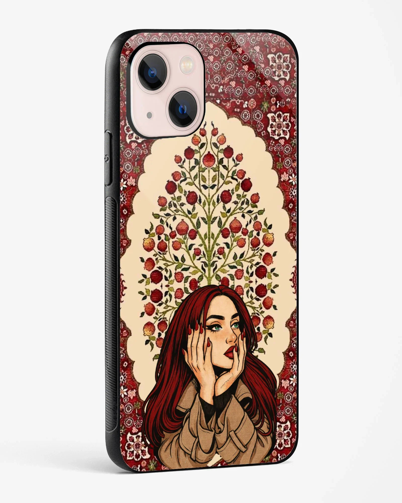 Ruby Reverie Mandala Phone Cover - Image 6