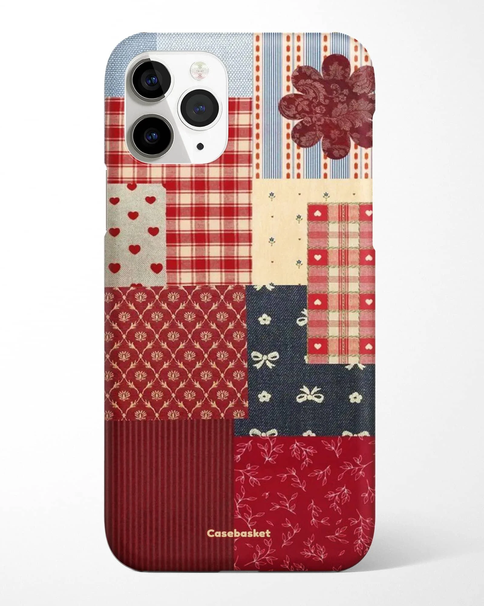 Rustic Love Quilt Phone Cover - Image 3