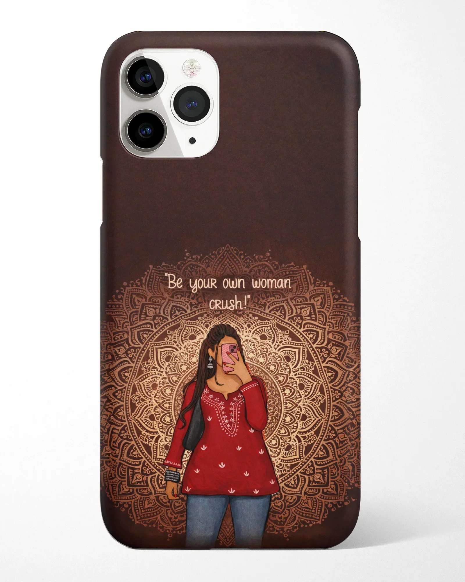 Self Love Queen Mandala Phone Cover - Image 3