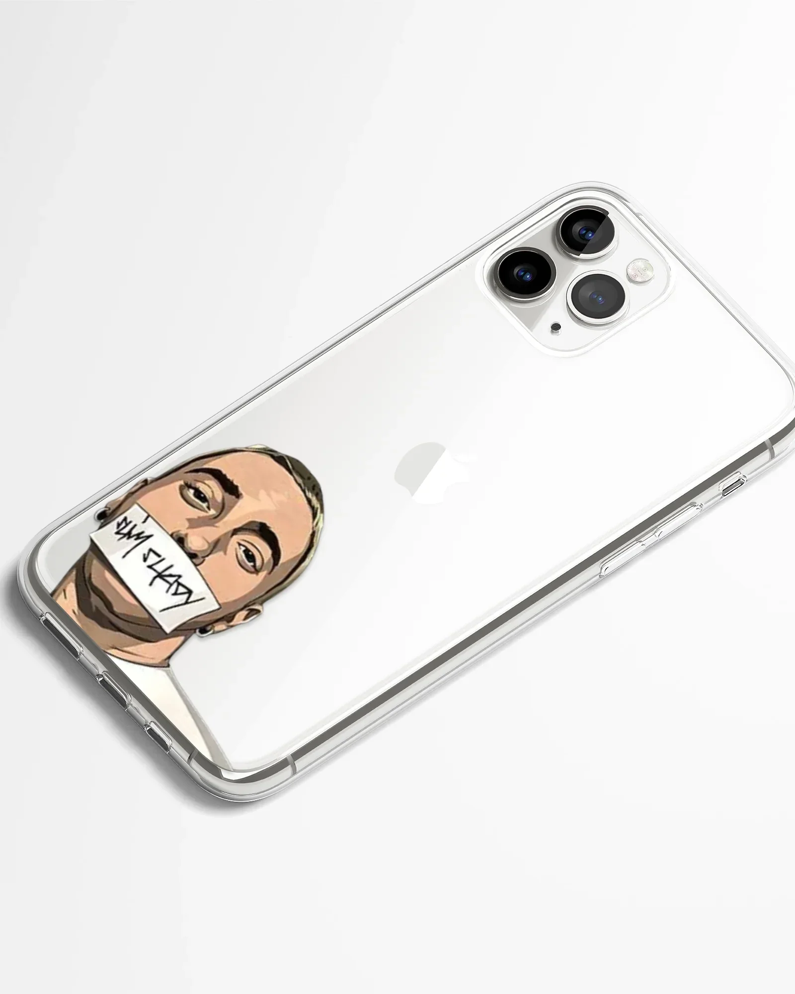 Silenced Shady Transparent  Silicone Phone Cover - Image 2